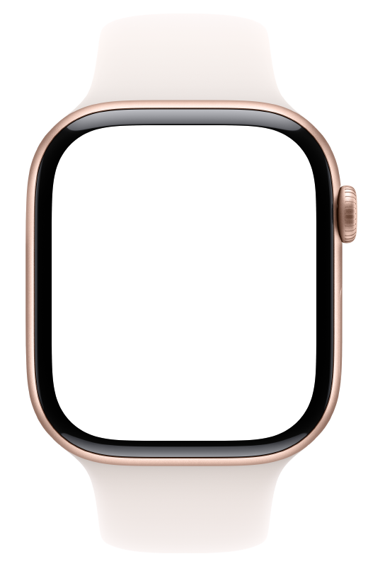 Apple Watch Series 11, rose aluminium with a light Sport Band